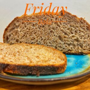 Wholemeal & Spelt Sourdough (~500g) Friday Bake
